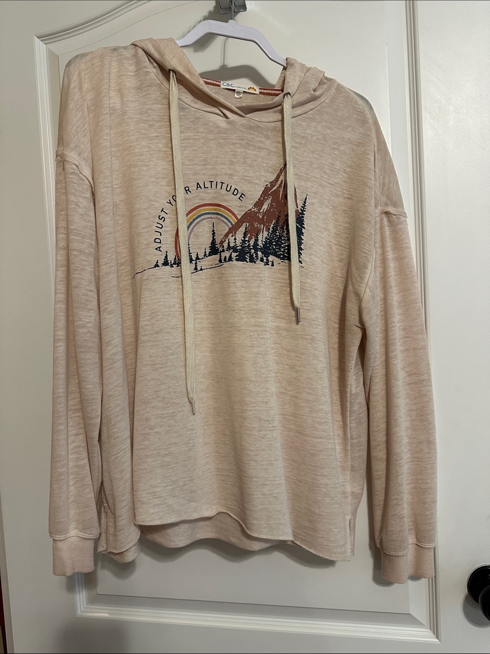 C&C California Beige Pullover with Sunrise Logo